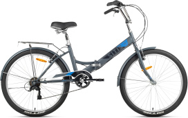 Велосипед SITIS POINT 7SP 26" (2025) Grey-Black-Blue
