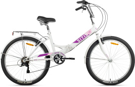 Велосипед SITIS POINT 7SP 26" (2025) White-Crimson-Pink